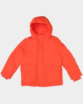 Boys Solid Regular Fit Polyester Jacket-image-15