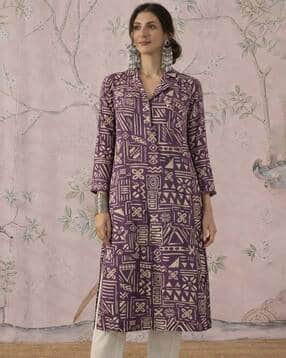 revangi Women Printed Straight Kurti-picture-17