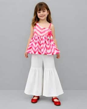 kidsflower Girls Printed Kurta with Bottom Set-picture-47