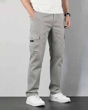 buda jeans co Men Relaxed Fit Flat-Front Cargo Pants-picture-27