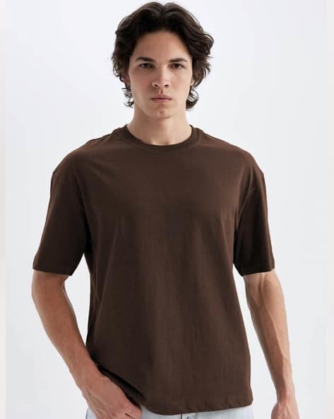 NEONOMAD Men Loose Fit Round-Neck T-Shirt