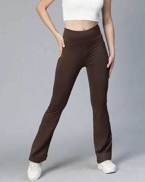 athlisis Women Flared Track Pants with Elasticated Waist-picture-53