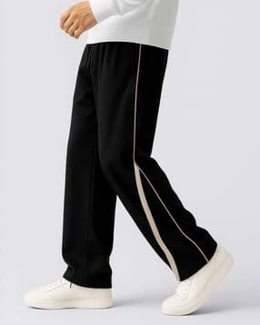 neonomad Men Straight Fit Track Pants with Elasticated Drawstring Waist-picture-16