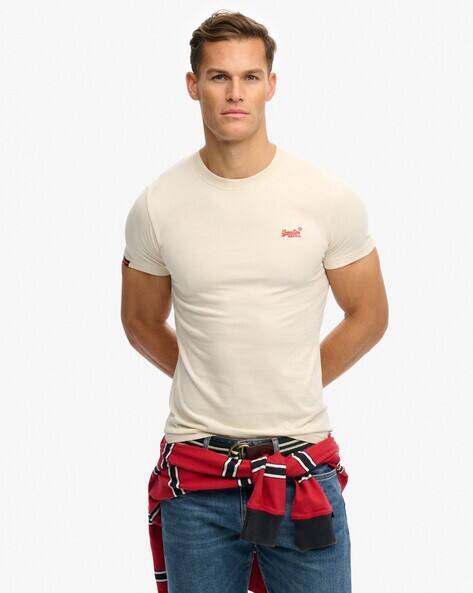 SUPERDRY Essential Logo Embroidered Regular Fit T-Shirt