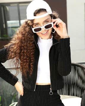 street9 Women Ribbed Regular Fit Jacket-picture-34