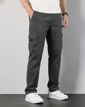 buda jeans co Men Relaxed Fit Flat-Front Cargo Pants-picture-34