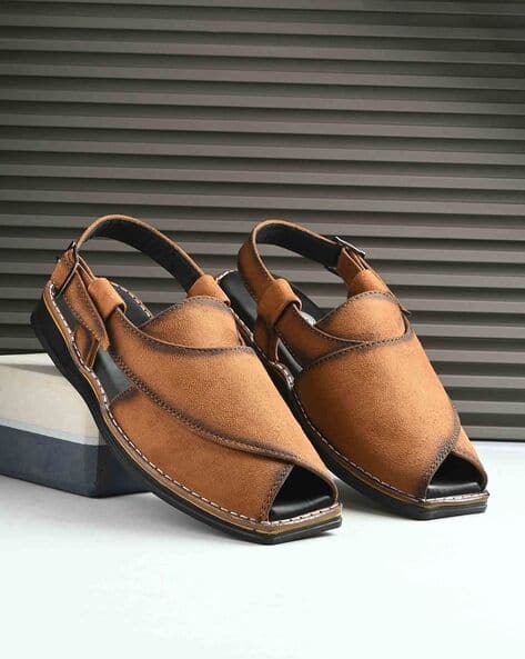 RISING WOLF Men Flat Sandel