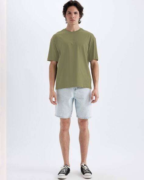 NEONOMAD Men Loose Fit Round-Neck T-Shirt