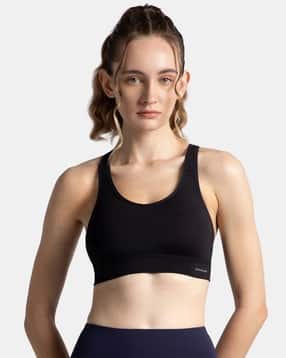 jockey Back Closure Cut & Sew Sports Bra-picture-13