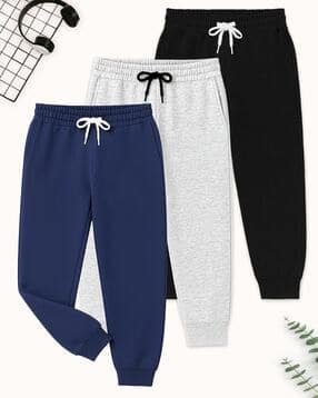 Boys Pack of 3 Track Pants -image-15