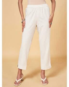 rangmanch by pantaloons Women Cotton Self-Design Salwar-picture-5