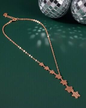 giva Women Sterling Silver Rose Gold-Plated Shining Star Necklace-picture-28