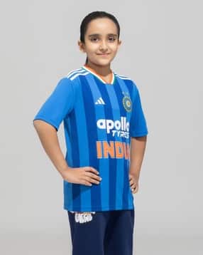 Boys V-Neck Relaxed Fit T-Shirt-image-33