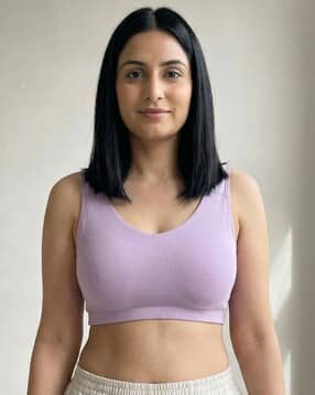 Padded Non Wired Full Coverage Bralette-image-0