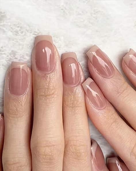 Styfy Set Of 24 Press On Nails with Glue & Manicure Kit