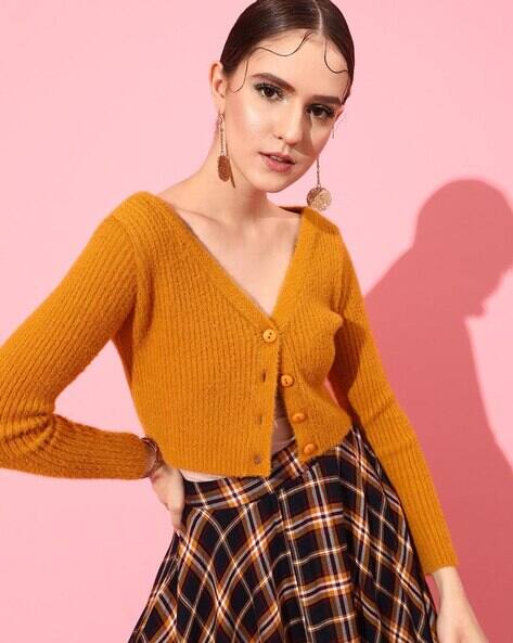 STREET9 Women V-Neck Cardigan Sweater