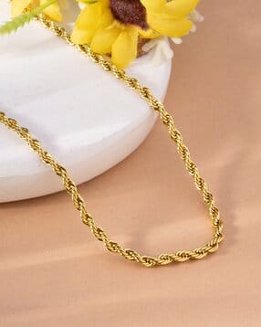 palmonas Women Twisted Rope Link Chain-picture-47
