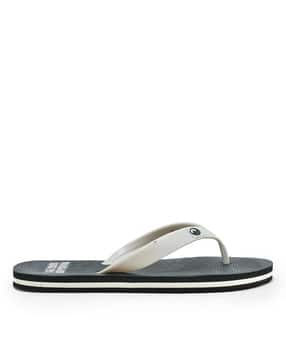 Men Thong-Strap Flip-Flops with Printed Footbed-image-43