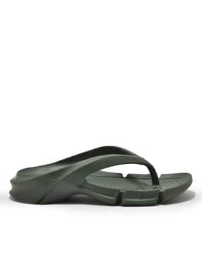 woodland Men Thong-Strap Flip-Flops with Textured Footbed-picture-28