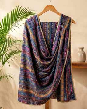 akshadeep Women Printed Dupatta with Lace Border -picture-27