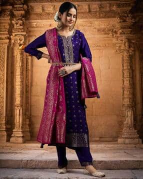 nyrika Women Embroidered Straight Kurta Set-picture-49