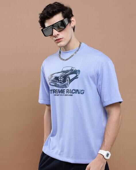 Highlander Men Oversized Fit Round T-Shirt
