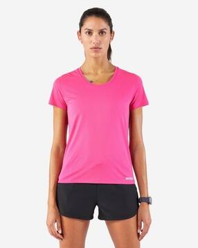 Women Regular Fit Round-Neck T-Shirt-image-3