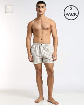altheory by azorte Pack of 2 Checked Cotton Boxers-picture-13
