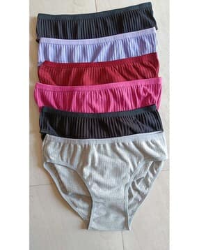 cumsin Women Pack of 6 Seamless Briefs-picture-20