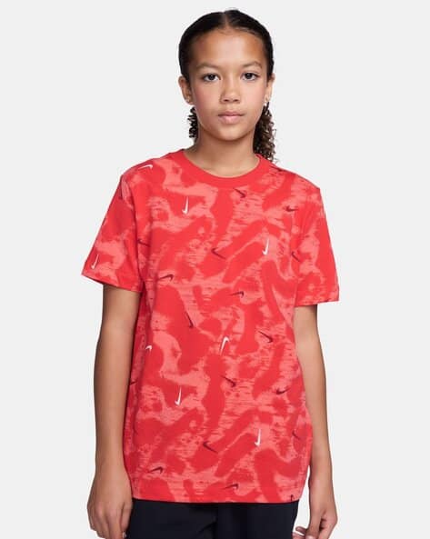 NIKE K NSW LBR All-Over Print Regular Fit T-Shirt