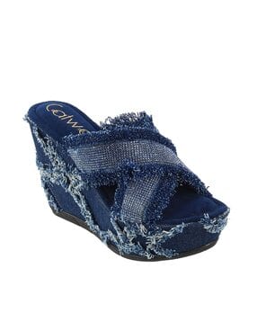 catwalk Women Criss-Cross Strappy Wedges-picture-18