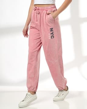 teamspirit Women Typographic Print Joggers-picture-51