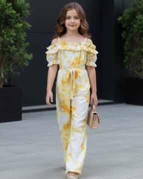 cutiekins Girls Relaxed Fit Jumpsuit-picture-36