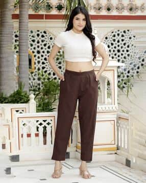 Women Mid-Rise Straight Fit Pants-image-25