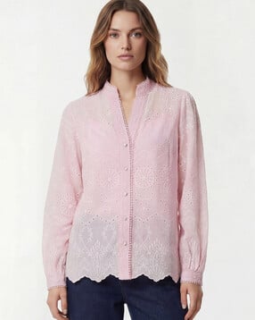 cover story Women Embroidered Boxy Fit Shirt-picture-49
