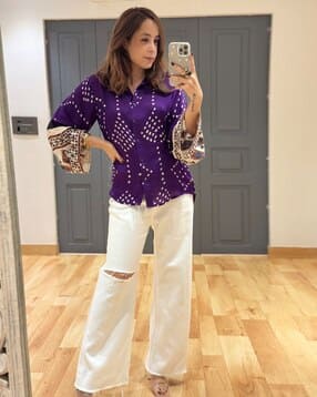 indie picks Geometric Printed Casual Shirt-picture-10
