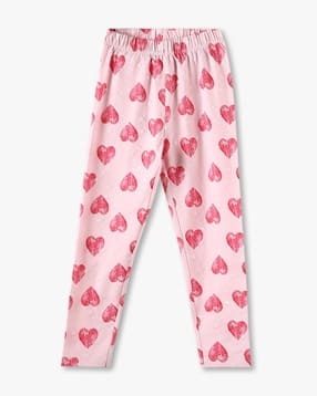 kg frendz Girls Graphic Print Ankle-Length Leggings-picture-30