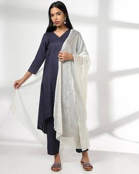 avaasa mix n' match Women Floral Print Chiffon Dupatta-picture-40