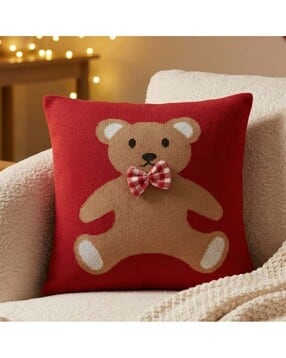 haus & kinder Teddy Print Cushion Cover 16" X 16"-picture-35