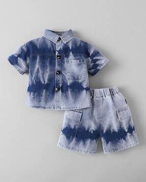 Boys Tie & Dye Shirt & Shorts Set-image-28
