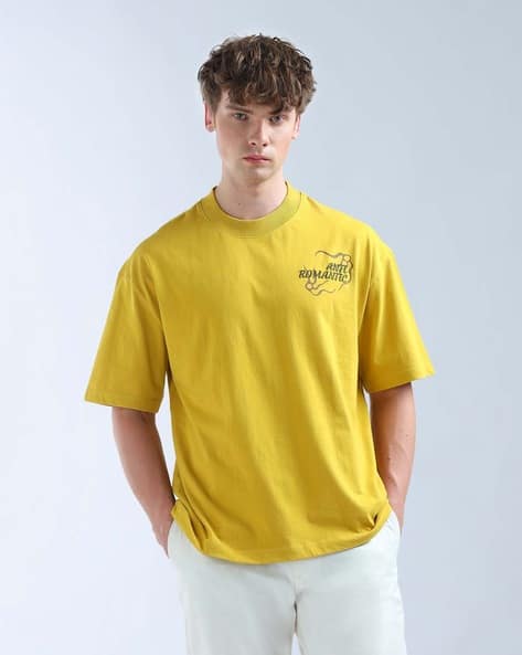 FLYING MACHINE Graphic Printed Oversized Fit T-Shirt