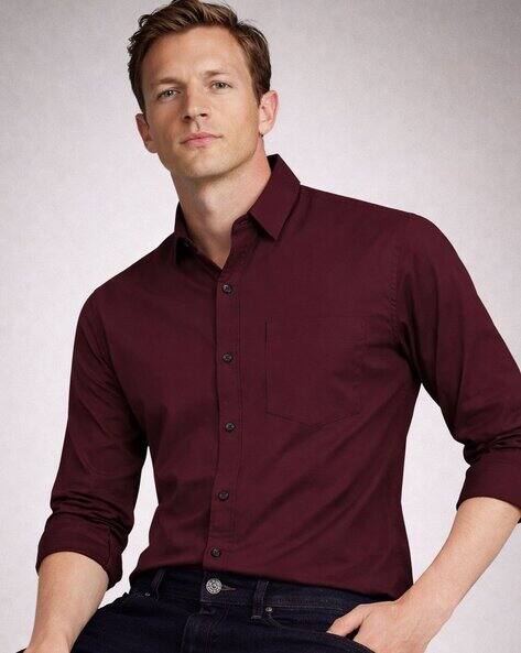 NEONOMAD Men Regular Fit Classic Shirt