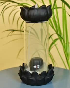 Resin Shiv Smoke Fountain with Glass Covering-image-28