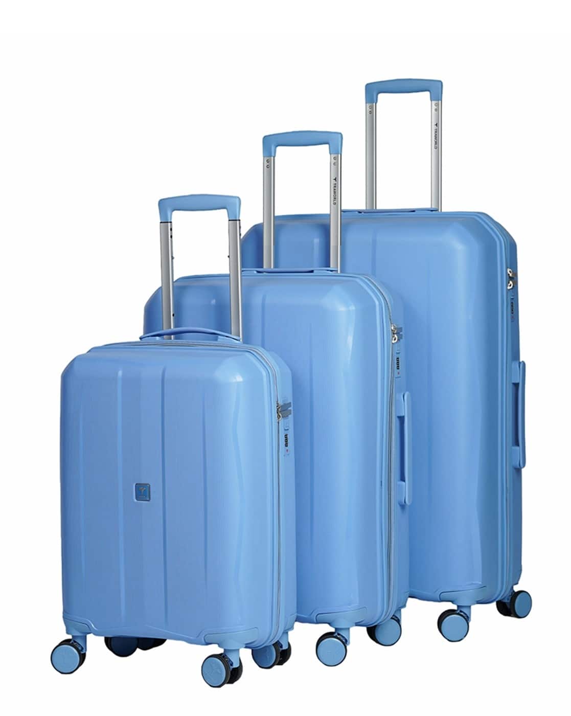 Age Factory ロゴT ブルー Lサイズ Buy Della Robia Blue Luggage & Trolley Bags for Men by TRAWORLD