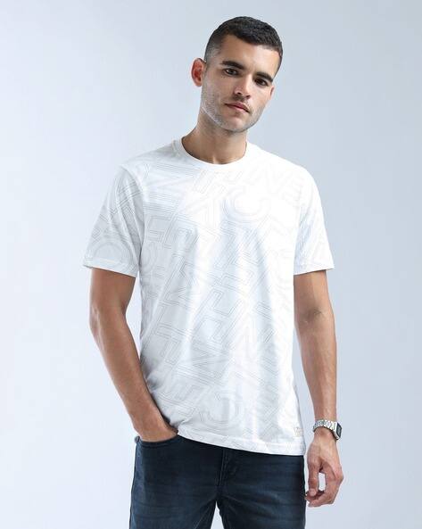 FLYING MACHINE Typographic Printed Essentials T-Shirt