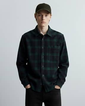 mischief monkey Men Checked Regular Fit Shirt-picture-15