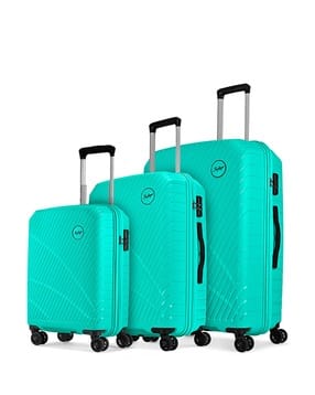 skybags Unisex Set of 3 Striped Large Trolley Bags -picture-14
