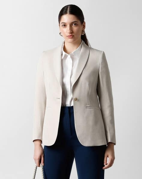 Women Single Breasted Blazer