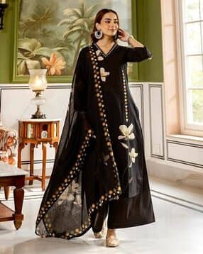 myrie Women Embroidery Straight Kurta Set-picture-40