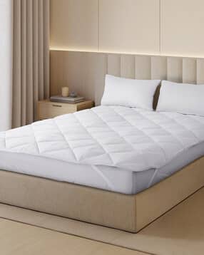 spaces Plain Queen Mattress Protector 78" x 60" - 400 TC-picture-30